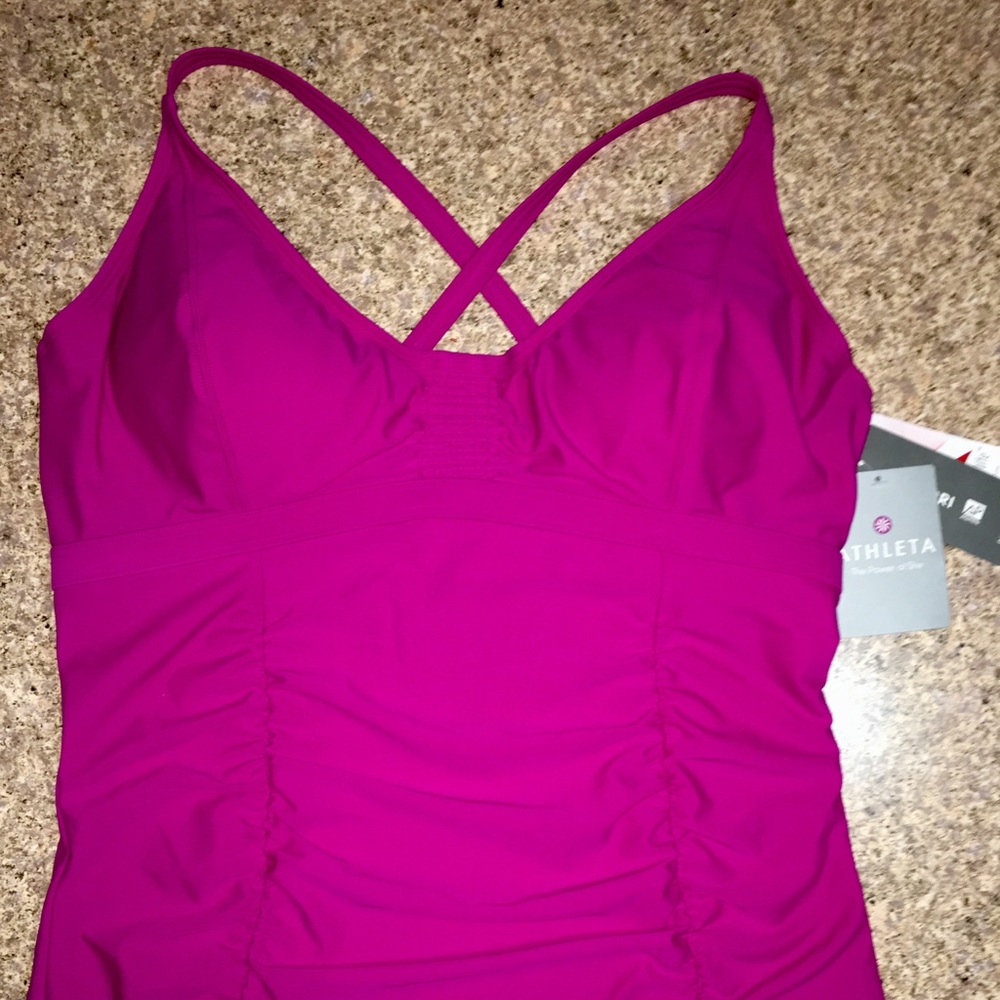 Athleta tankini 40 D/DD NWT